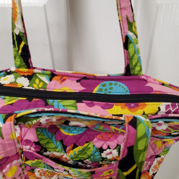 Vera bradley floral large bag tote va va bloom - Picture 3 of 6